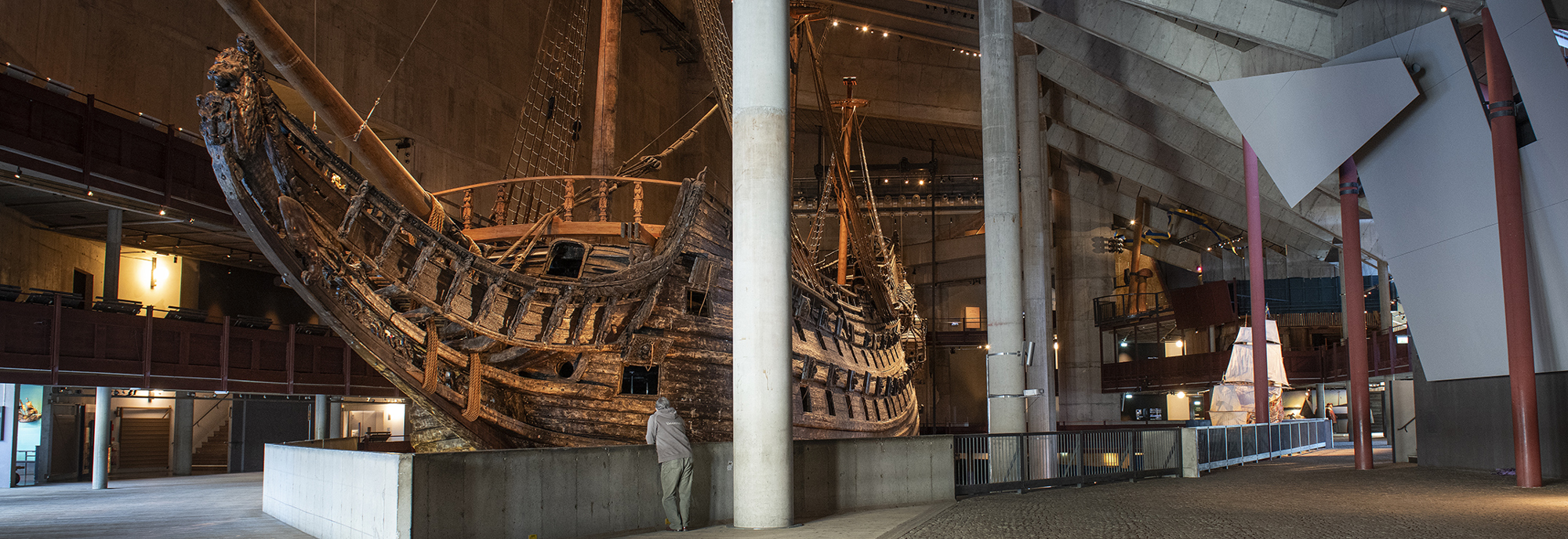 Skeppet Vasa I Vasamuseet Webb